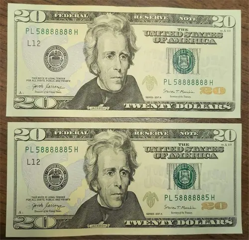 20 Dollars