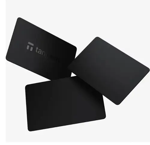 Tangem Hardware Wallet Loaded with Bitcoin